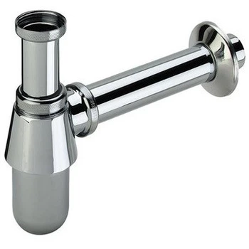 Сифон для раковины хромированный без горловины Lamber 34RTY
