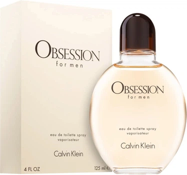 Туалетная вода для мужчин Calvin Klein Obsession 125 мл (0088300606511 / 88300606511 / 88300106516)