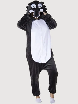 Мужские кигуруми взрослая пижама Kigurumi Волк Серый L 165-175 см. (1065/2)