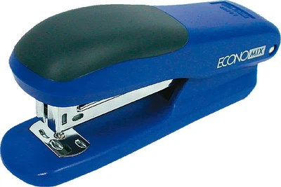 Степлер Economix скоби №24/6; 26/6 до 25 аркушів пластиковий синій (E40207)