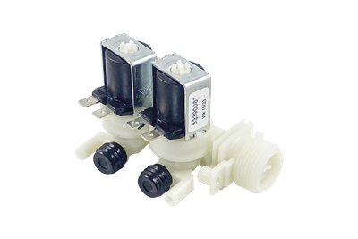 Клапан EDL 90/88M для стиральной машины Ariston Indesit C00066518 2х90 градусов