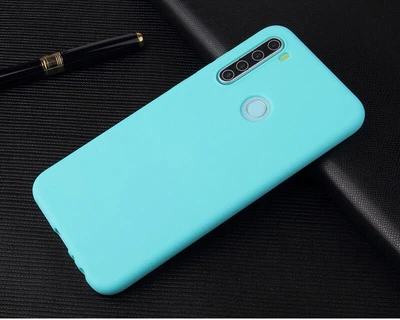 Чехол Logarm TPU Matte для Xiaomi Redmi Note 8 / Note 8 2021 Голубой Без бренда