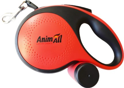 Рулетка-повідець AnimAll з диспенсером XL до 50 кг/8 метрів MS7016-B (Х/12/Х) Червона (2000981277970)