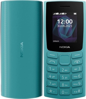 Мобільний телефон Nokia 105 TA-1557 DualSim Cyan (1GF019CPG6L07)