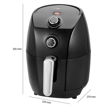Aэрофритюрница готовка без жира фритюрница Clatronic FR 3698 H Черная