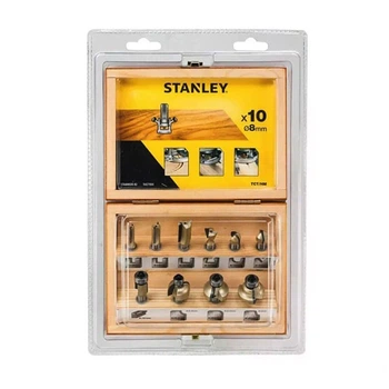 Набор фрез Stanley в кейсе, 10 шт (STA80020)