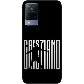 Силиконовый чехол SMTT для Vivo V21 с картинкой Футбол Cristiano