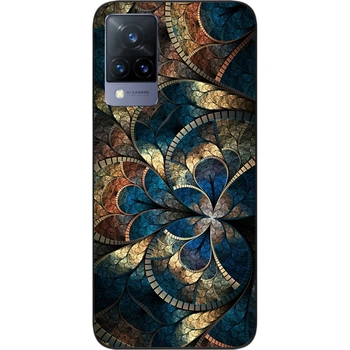 Оригинальный силиконовый чехол SMTT для Vivo V21 с картинкой Узор