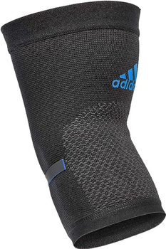 Фіксатор ліктя Adidas Performance Elbow Support (ADSU-13331BL) чорний, синій Уні S (885652019392)
