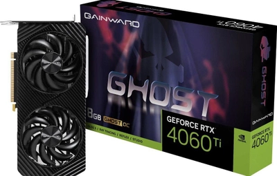 Відеокарта GAINWARD GeForce RTX 4060 Ti Ghost OC 8 G (3932)
