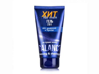 Гель для вмивання ХИТ 150мл та гоління for men Balance 2 в 1