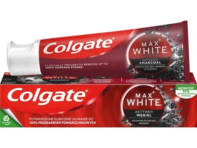 Зубна паста COLGATE 75мл Max White Charcoal Optic white