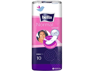 Прокладки гігієнічні BELLA 10шт 4 крапель без крилець Normal Softiplait White Li
