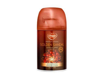 Змінний балон IFRESH 250мл для освіжувача повітря Premium Golden sandal