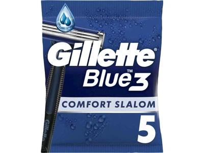 Станок для гоління GILLETTE одноразовий для голiння 5шт чоловічий Blue 3 Comfort