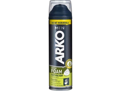 Піна для гоління ARKO 300мл Масло насіння конопель для чоловіків