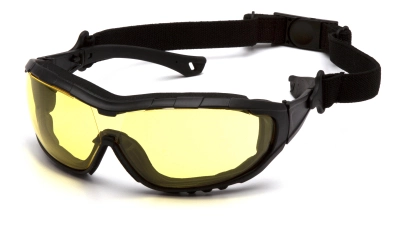 Защитные очки Pyramex V3T (amber) Anti-Fog, жёлтые