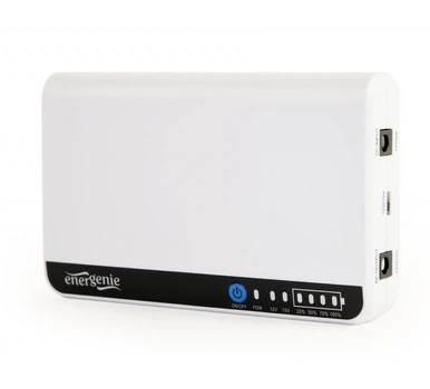 UPS ИБП бесперебойное питание для роутера EnerGenie EGUPSDC18 12V 1.5 А/15V 1.2A, 6600mAh