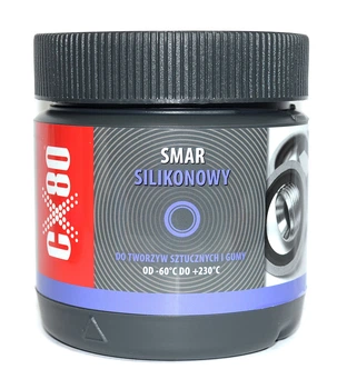 Высокотемпературная пищевая силиконовая смазка CX80 Silicone Grease (500 г) (пластикова банка) (xx)