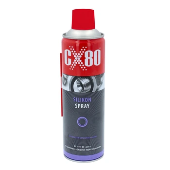 Високотемпературне силіконове мастило спрей з харчовим допуском H1 CX80 Silikon Spray (Spray Silikonowy) (Silicone Spray) (500 мл) (xx)