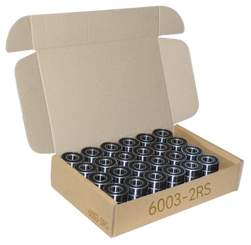 Комплект подшипников KT 6003 2RS (упаковка 100 штук)(180103) (17x35x10)