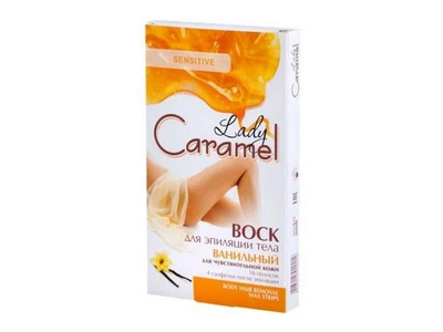Віск для депіляції LADY CARAMEL тіла "Ванільний" 16шт