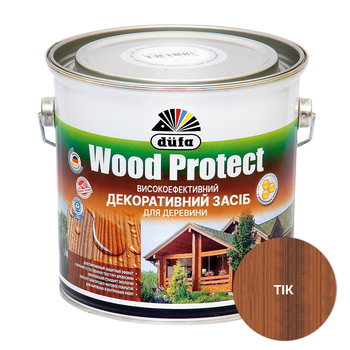 Декоративний захист для деревини Dufa Wood Protect тік 2,5 л