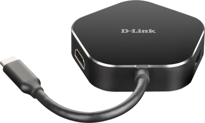 Wieloportowa przejściówka D-Link DUB-M420 4-in-1 USB-C Hub z HDMI i zasilaniem (DUB-M420)