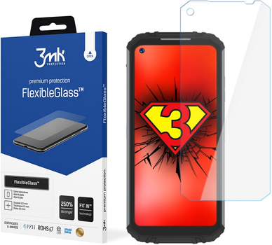 Захисне скло 3MK Flexible Glass дляOukitel WP16 (5903108464680)