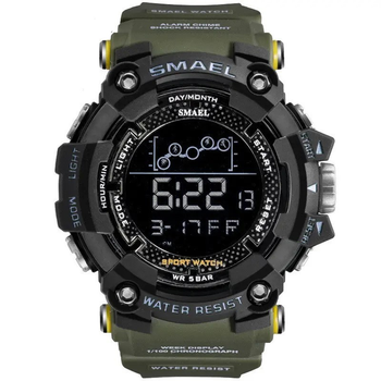 Тактические наручные часы SMAEL 1802 Army Green