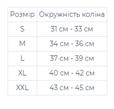 Бандаж-ортез на колено с отверстием Thuasne Тюан Спорт размер XL