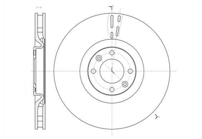 Тормозные диски ROADHOUSE 61470.10 Citroen DS4, DS5; Peugeot 308 4249F6