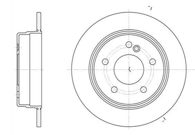 Тормозные диски ROADHOUSE 619300 Mercedes C-Class 2024230012, 230315, A2024230012