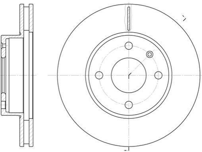 Тормозные диски ROADHOUSE 6215.10 Ford Sierra 1102560, 5022661, 5022663