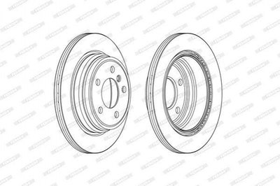 Тормозные диски FERODO DDF2313C BMW 3 Series, 4 Series 34216864900, 34216792229