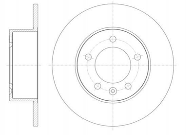 Тормозные диски ROADHOUSE 6141200 Renault Master; Opel Movano 432000367R, 4320600Q0A, 93197406