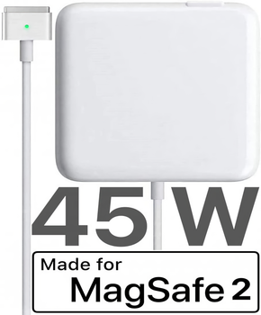 Блок Питание для MacBook 45W Зарядка для MagSafe 2 Зарядка для ноутбука White PAVLYSH (PZ-15)