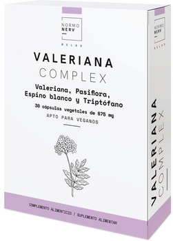 Натуральна харчова добавка Herbora Valeriana Complex 30 капсул (8426494143016)