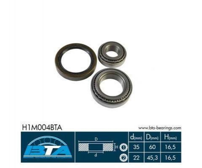 Підшипник маточини BTA H1M004BTA Mercedes E-Class, C-Class; Chrysler CROSSFIRE 2023300051, 2103300051, A2023300051