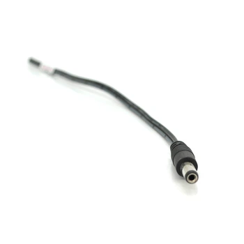 Разъем питания DC-M 5,5x2,1мм 25см черный Voltronic