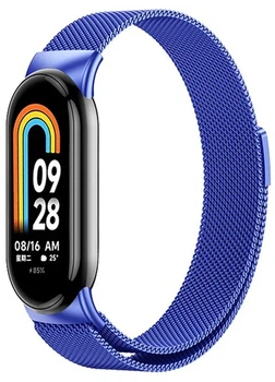 Ремінець Drobak Milanese Loop для Xiaomi Mi Smart Band 8/9/10 Midnight Blue (191964)