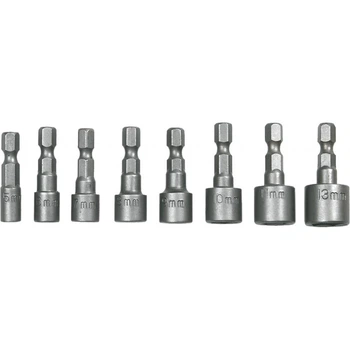 Набор головок Topex 1/4, 8 шт (39D387)