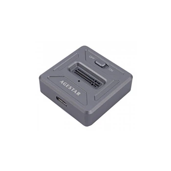 Док-станция AgeStar USB3.1 Type C, M.2 NVME, 1 slot grey (31CBNV1C(GRAY))