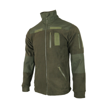 Кофта Флисовая хакі с Липучками (Велкро Панели) Military Khaki розмір 50