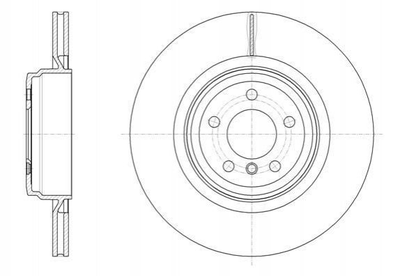 Тормозные диски REMSA 61599.10 BMW 7 Series, 5 Series 34216775291