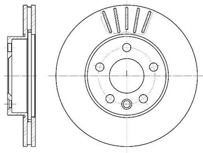 Тормозные диски ROADHOUSE 655110 Volkswagen Transporter, Sharan 230507, 701615301F, 7D0615301C