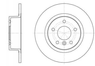 Тормозные диски REMSA 6506.00 Land Rover Range Rover, Discovery 230483, NTC8781, SDB000210