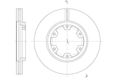 Тормозные диски ROADHOUSE 6466.10 Nissan Pathfinder 1954434, 1954433, 230349