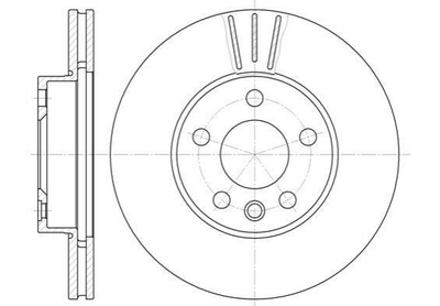 Тормозные диски ROADHOUSE 649610 Ford Galaxy; Volkswagen Sharan 1045994, 1001093, 1143641