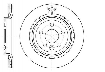 Тормозные диски REMSA 6130510 Volvo V60, XC70, S80, V70, S60 30769060, 30736316, ADC1923